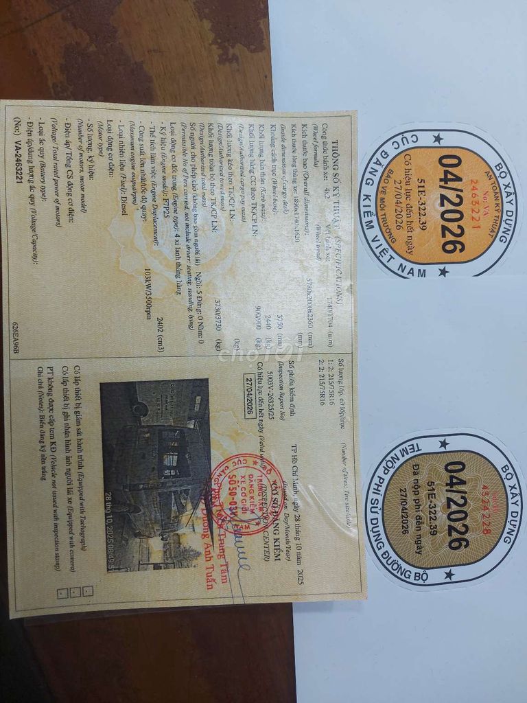 2015 Van - 16000 km. Mua bán Ô tô tại Thành phố Thủ Đức Tp Hồ Chí Minh được đăng bởi minh phụng hình 9