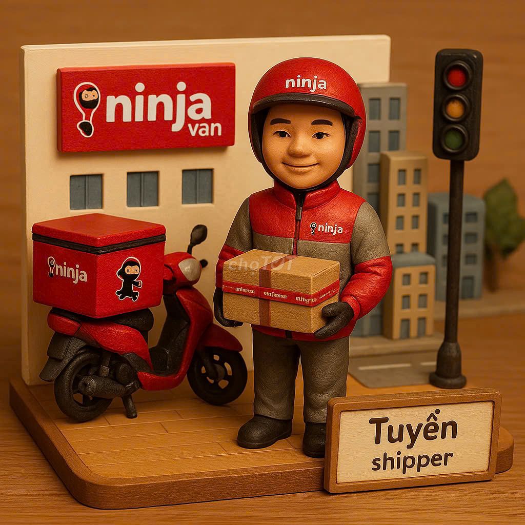 VỤ BẢN - NINJA VAN TUYỂN DỤNG SHIPPER GIAO HÀNG. Việc làm Tài xế giao hàng xe máy tại Huyện Vụ Bản Nam Định được đăng bởi Vũ Thị Thảo hình 1