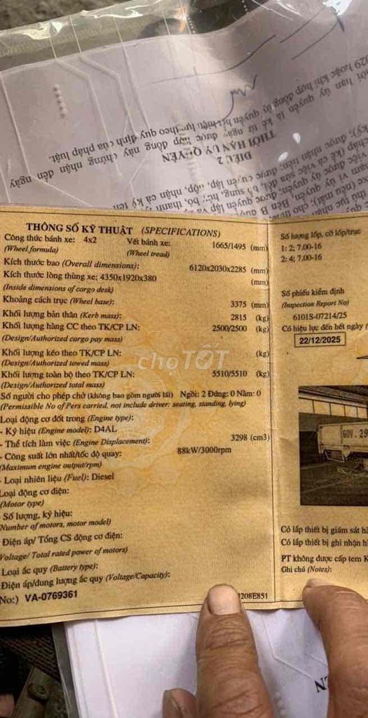 Hyundai Mighty II 2003. Mua bán Xe tải, xe ben tại Thành phố Biên Hòa Đồng Nai được đăng bởi nguyen vinh hình 8