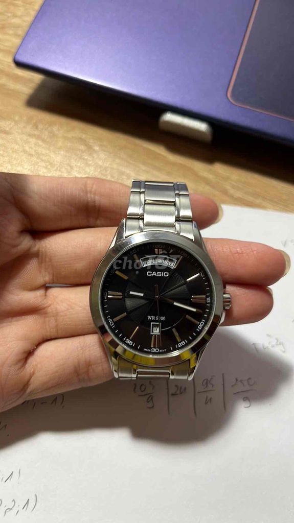 Đồng hồ Casio Bạc Kim loại Unisex. Mua bán Đồng hồ tại Thành phố Gia Nghĩa Đắk Nông được đăng bởi Bảo Bảo hình 1