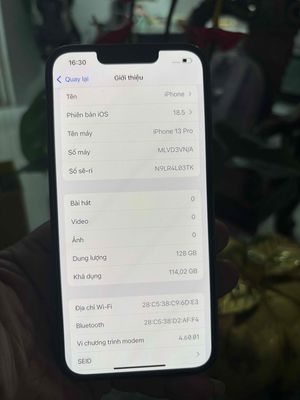 iPhone 13 pro 128G xanh qte Việt Nam!. Mua bán Điện thoại tại Thành phố Biên Hòa Đồng Nai được đăng bởi thanh