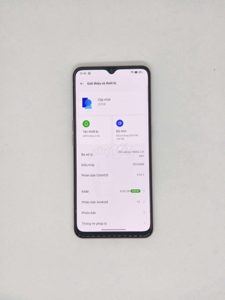 OPPO Reno 3 8/128GB Trắng, pin 100%, có ship. Mua bán Điện thoại tại Quận Thanh Xuân Hà Nội được đăng bởi Đỗ Mạnh Nhuận hình 1