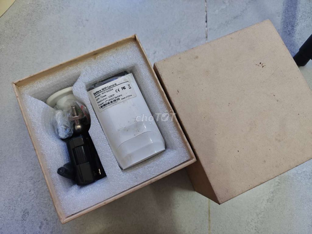 Camera an ninh WIFI-B20A Trắng 1080P Pin sạc . Mua bán Máy ảnh, Máy quay tại Quận 6 Tp Hồ Chí Minh được đăng bởi Anh Leader hình 1