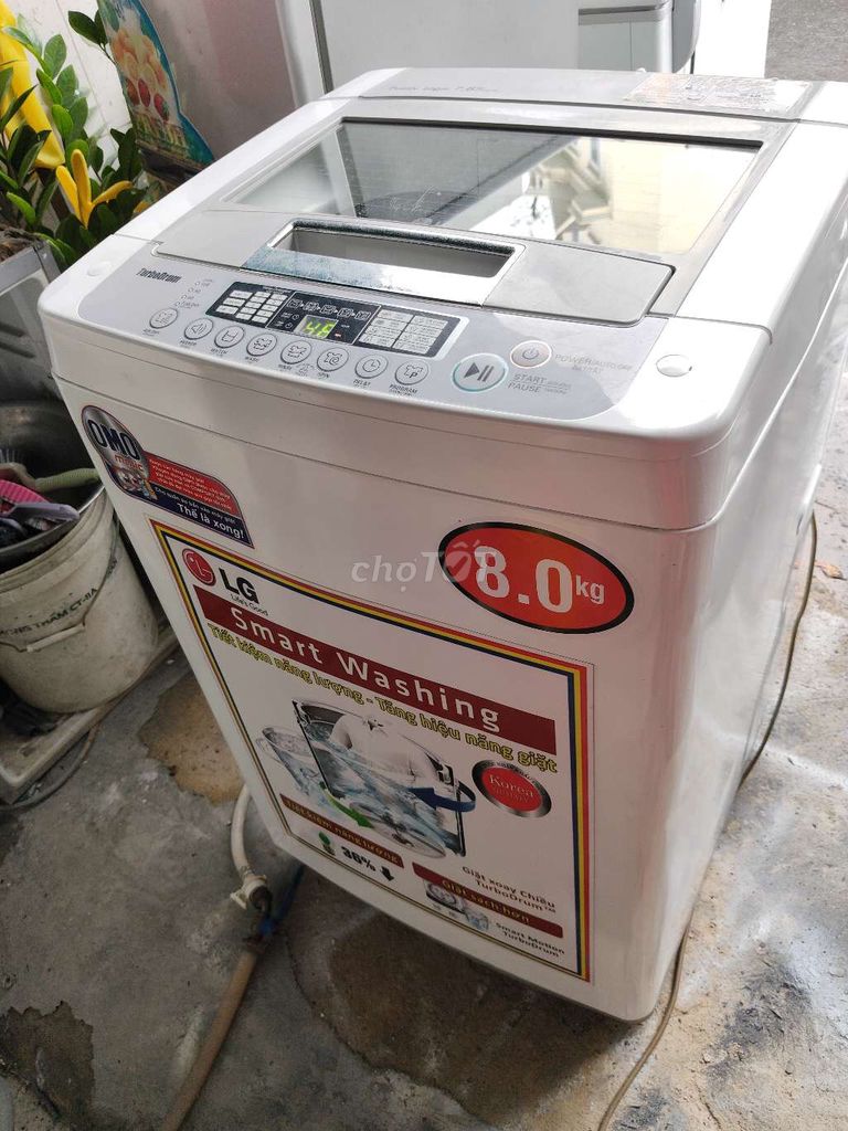 Máy giặt LG 8kg Trắng tiết kiệm điện nước. Mua bán Máy giặt tại Huyện Hóc Môn Tp Hồ Chí Minh được đăng bởi long hình 1