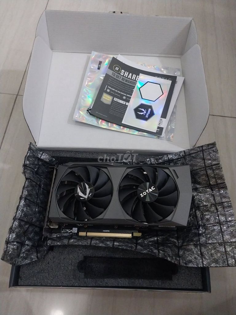 Card đồ họa Zotac 3060 12GB đã sử dụng. Mua bán Linh kiện (RAM, Card...) tại Quận 5 Tp Hồ Chí Minh được đăng bởi Hội Đồ Điện Tử hình 1