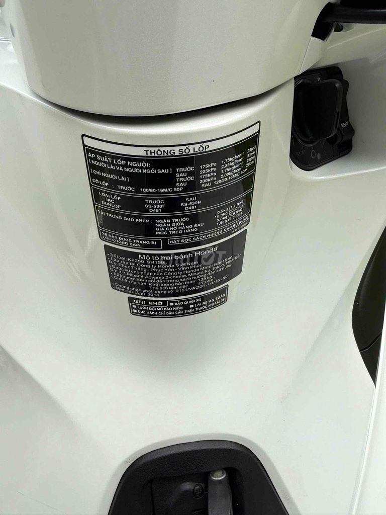 Honda SH150 CBS 2018 Trắng 4000 km. Mua bán Xe máy tại undefined undefined được đăng bởi Cửa Hàng Xe Máy Quang Sang hình 6