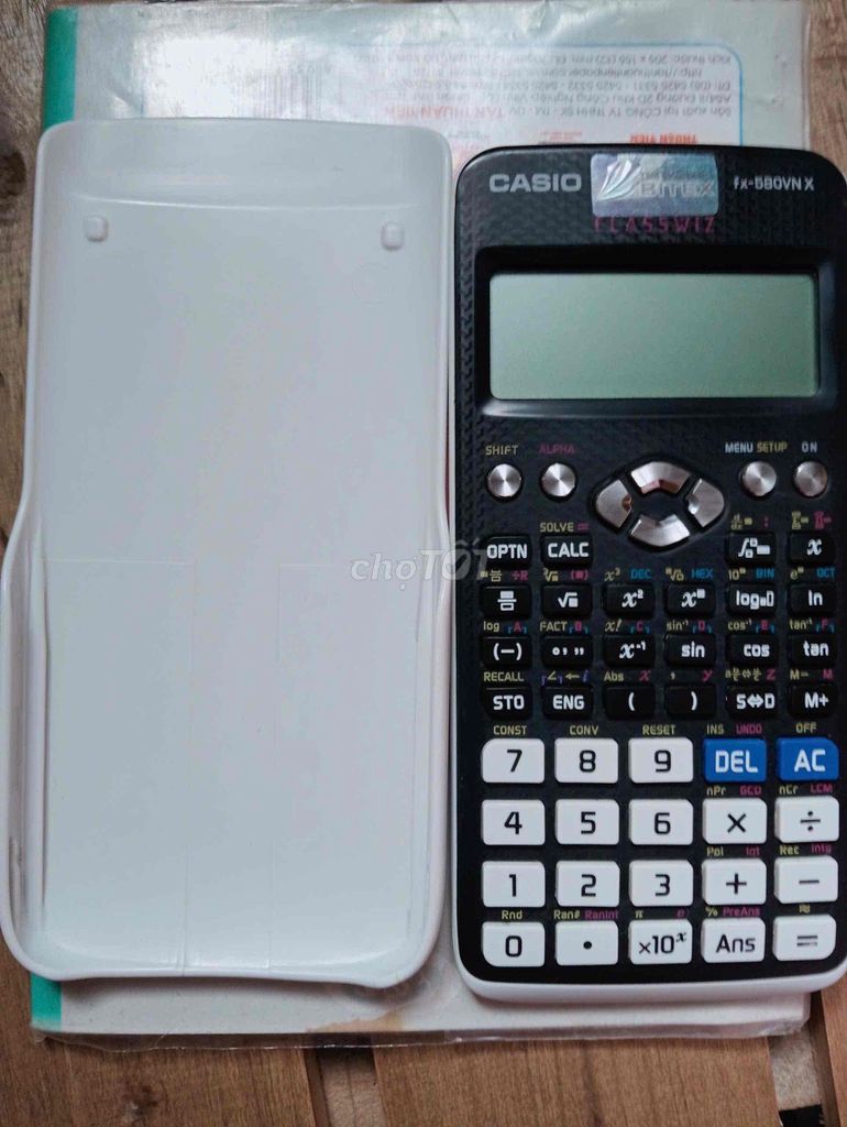 Máy tính Casio FX-580VN X Đen. Mua bán Đồ dùng văn phòng tại Quận Bình Thuỷ Cần Thơ được đăng bởi Châu Đại Thiên hình 1