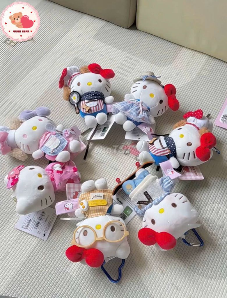 Gấu bông Hello Kitty Vải bông Nữ. Mua bán Sở thích khác tại Quận Cầu Giấy Hà Nội được đăng bởi Thuy Ta hình 1