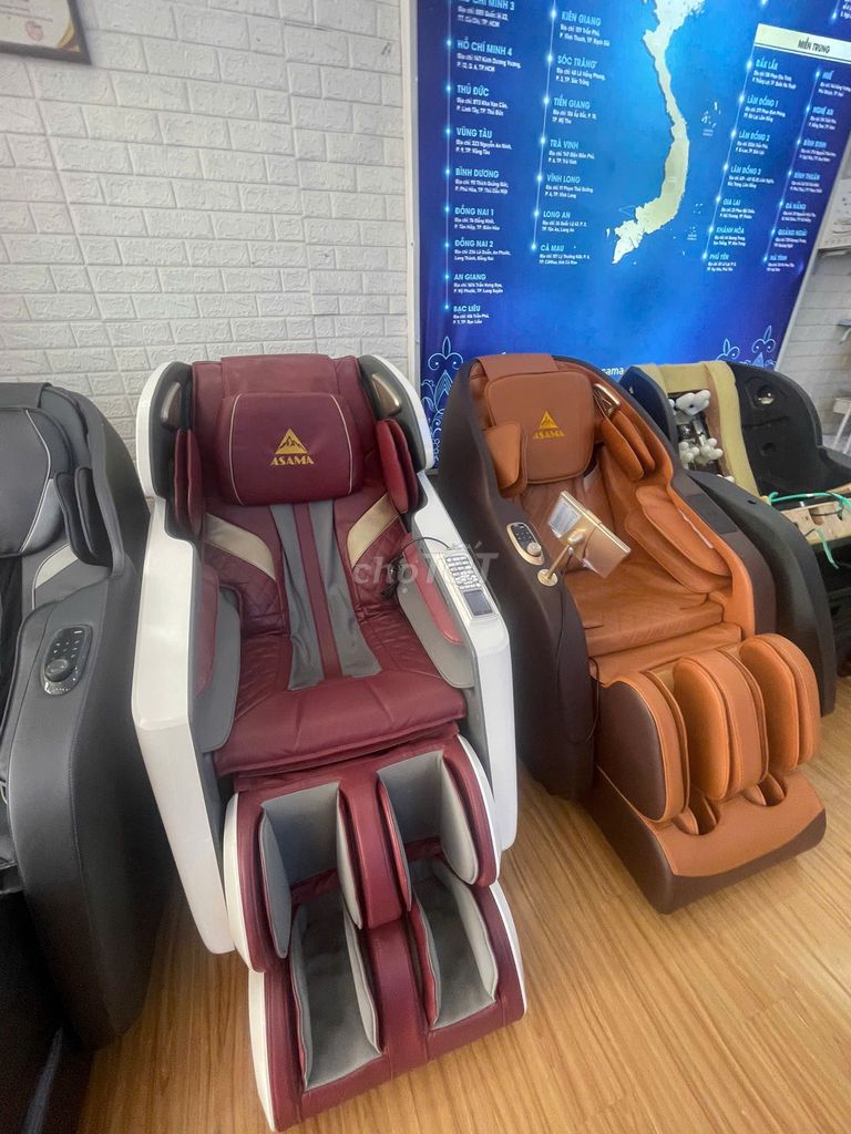 Ghế massage ASAMA MAX 300 Trắng, Đỏ. Mua bán Bàn ghế tại Thành phố Cao Lãnh Đồng Tháp được đăng bởi lantuongasama hình 1