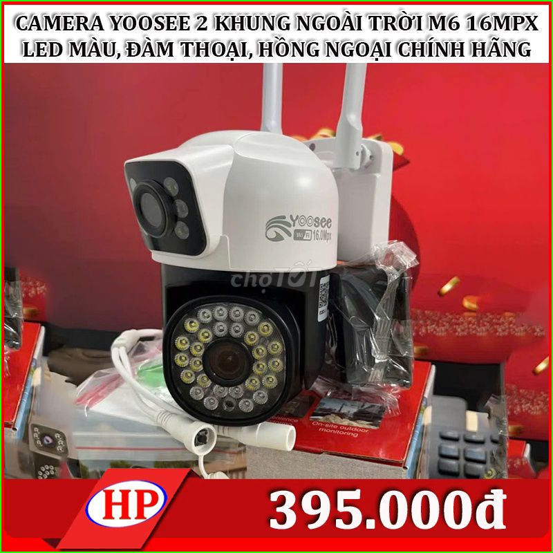 Camera 2 khung ngoài trời Yoosee M6. Mua bán Máy ảnh, Máy quay tại Quận Ninh Kiều Cần Thơ được đăng bởi PHƯỚC HIỆP hình 1
