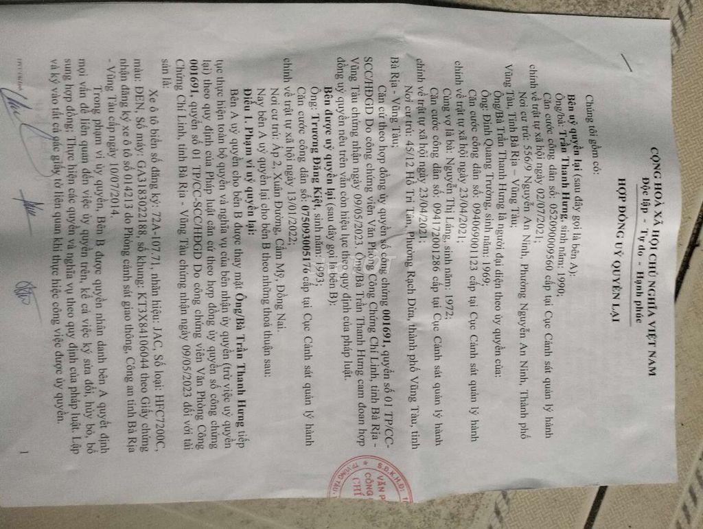 2008 - 37000 km. Mua bán Ô tô tại Huyện Bàu Bàng Bình Dương được đăng bởi Nhan hình 10
