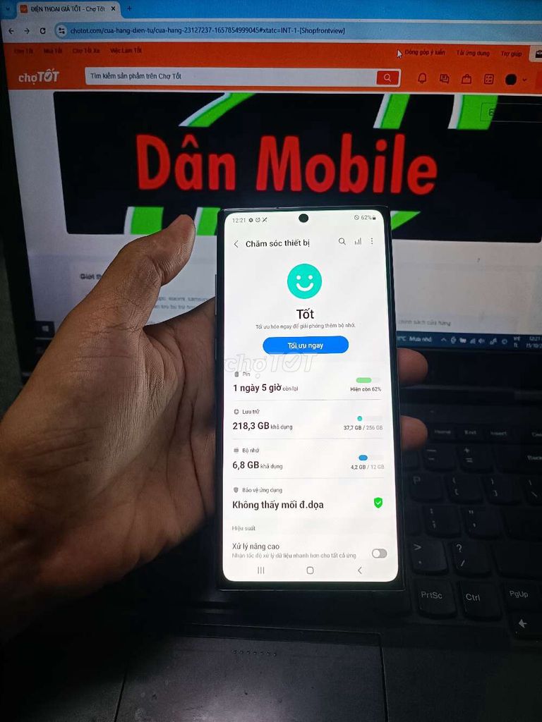 SAMSUNG NOTE 10 PLUS 12GB.256GB PIN 4300 MƯỢT ĐẸP. Mua bán Điện thoại tại Quận Bình Thạnh Tp Hồ Chí Minh được đăng bởi Dân Mobile hình 2