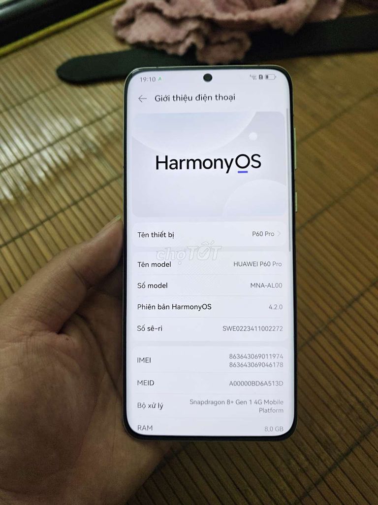 Huawei P60 Pro 8GB. Mua bán Điện thoại tại Huyện Hòa Vang Đà Nẵng được đăng bởi Thắng Đại Lộc hình 1