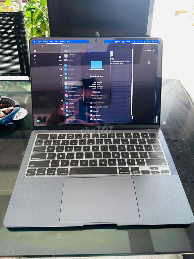 Apple MacBook Air M4 16GB/256GB sạc 44 lần. Mua bán Laptop tại Quận Gò Vấp Tp Hồ Chí Minh được đăng bởi Tùng hình 1