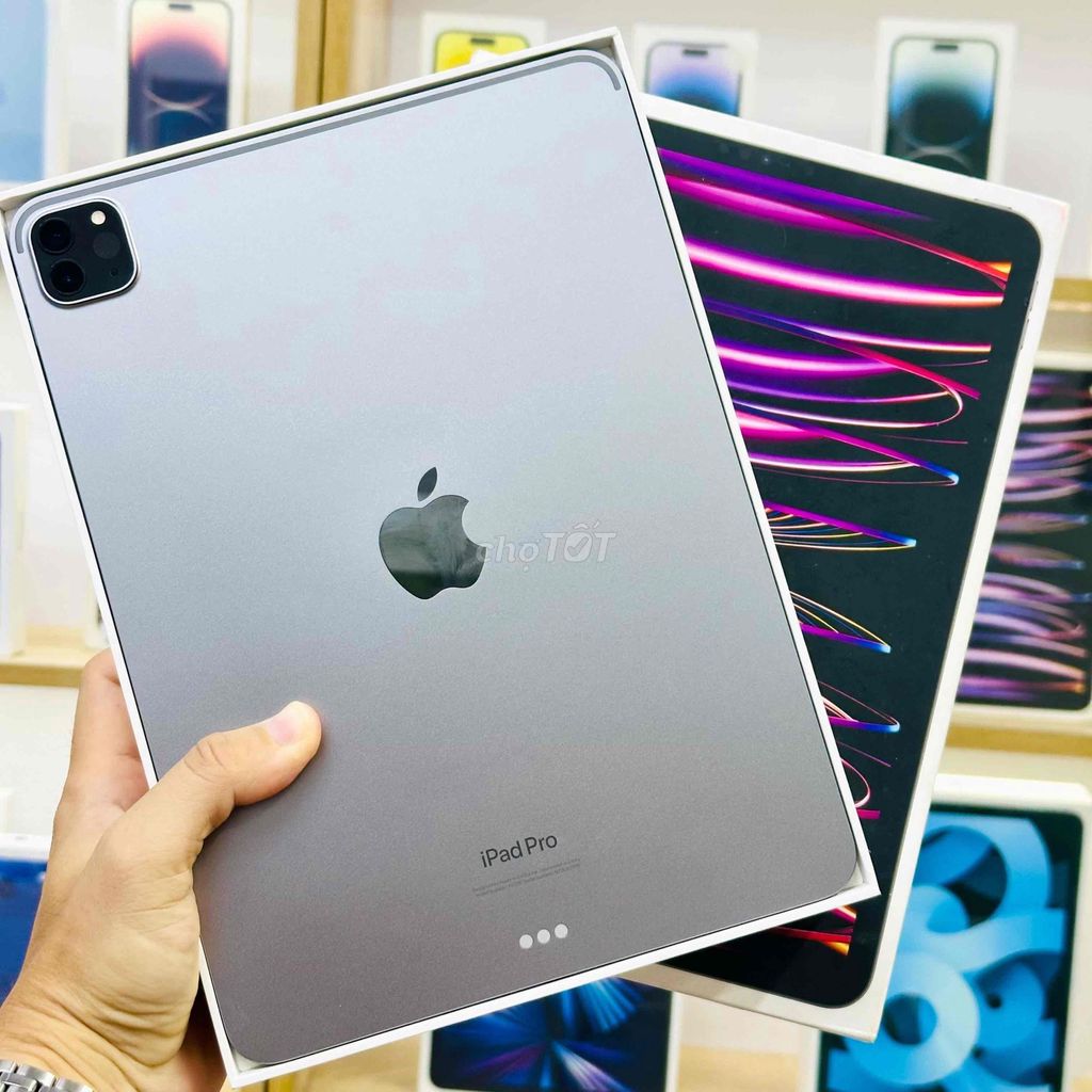 (CHẤT)🍎 IPAD PRO M2 GRAY 128GB WIFI NEW SẠC 1L. Mua bán Máy tính bảng tại Quận Ninh Kiều Cần Thơ được đăng bởi Nghĩa Trần Mobile hình 1