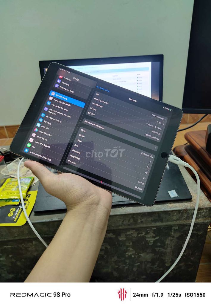 Apple iPad Pro 10.5 64GB Đen. Mua bán Máy tính bảng tại Thị xã Từ Sơn Bắc Ninh được đăng bởi Từ Tuấn Hùng hình 1
