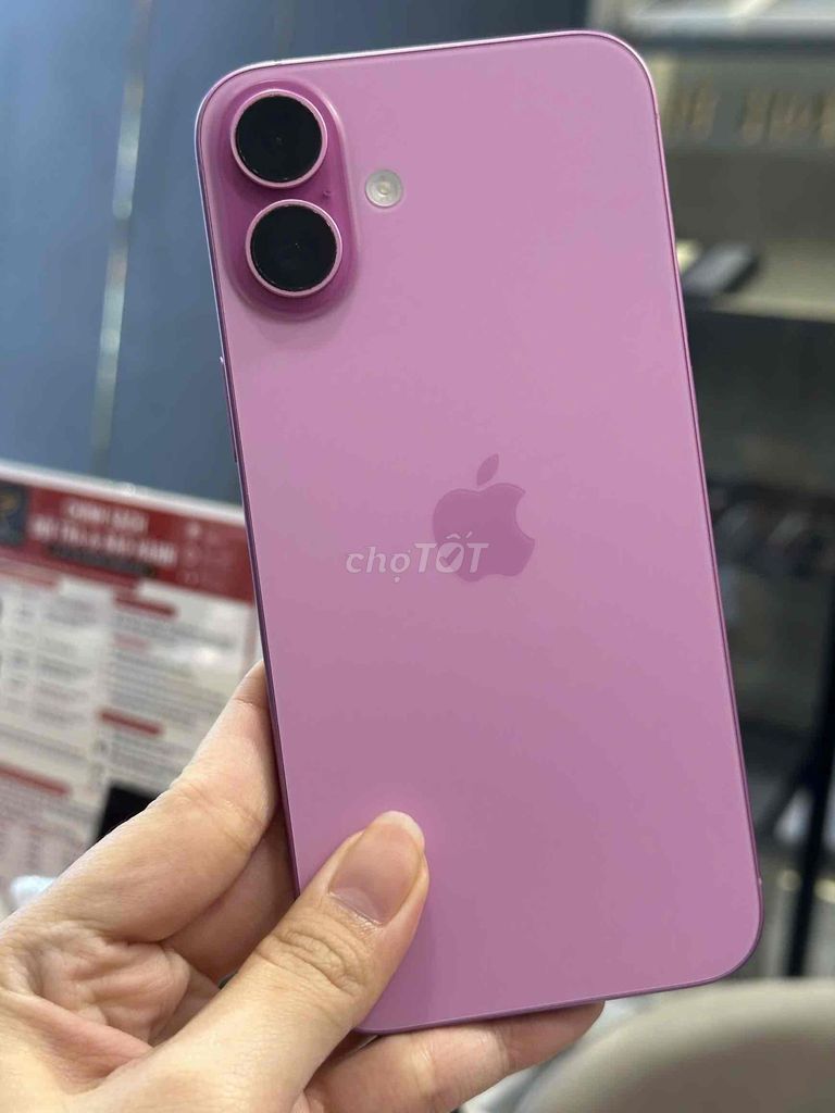Apple iPhone 16 Plus 128GB Hồng Mỹ Hỗ Trợ Trả Góp. Mua bán Điện thoại tại Quận 8 Tp Hồ Chí Minh được đăng bởi CA REM BÁN TÁO hình 1