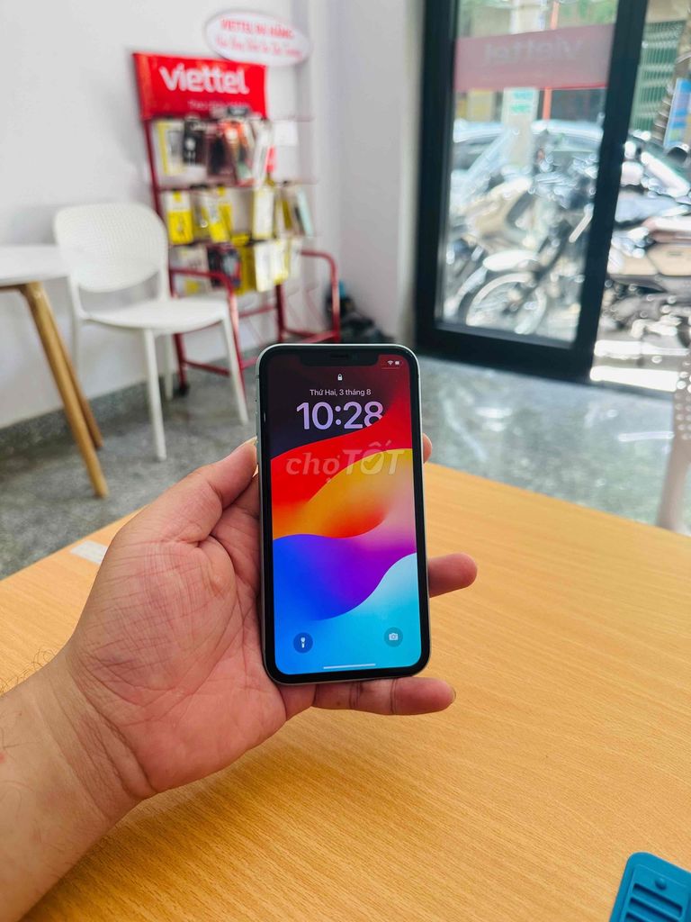 iPhone 11 64GB Xanh lá Zin Full màn bầm film nhỏ. Mua bán Điện thoại tại Quận Cẩm Lệ Đà Nẵng được đăng bởi Đoàn Gia Huy hình 1
