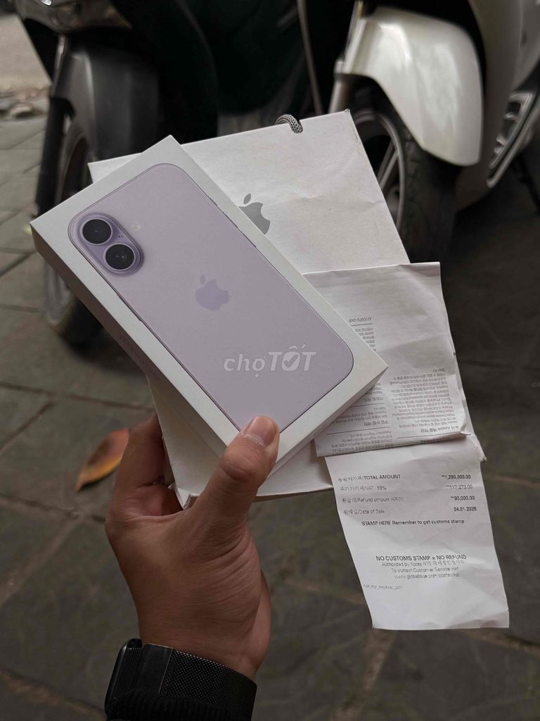 Apple iPhone 17 256GB Tím Mới. Mua bán Điện thoại tại Quận Hà Đông Hà Nội được đăng bởi Hoàng Thiên An hình 1