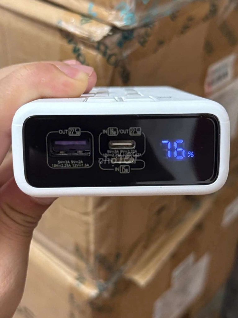 Sạc dự phòng Romoss 20000mah Trắng. Mua bán Phụ kiện (Màn hình, Chuột...) tại Thành phố Vị Thanh Hậu Giang được đăng bởi Min Thư hình 1