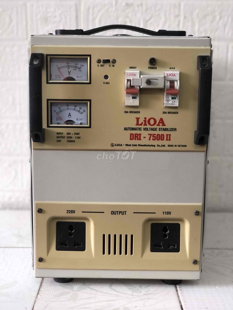 Ổn áp LIOA . 7,5KVA. Mua bán Nội thất, đồ gia dụng khác tại Huyện Đông Hưng Thái Bình được đăng bởi Huy Nguyễn hình 1