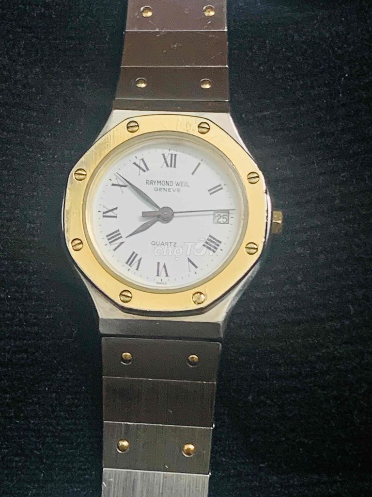 Đồng hồ Raymond Weil Nữ Kim loại Bạc Vàng Nâu. Mua bán Đồng hồ tại Quận Ba Đình Hà Nội được đăng bởi Đồng hồ Nhật Thụy sỹ hình 1