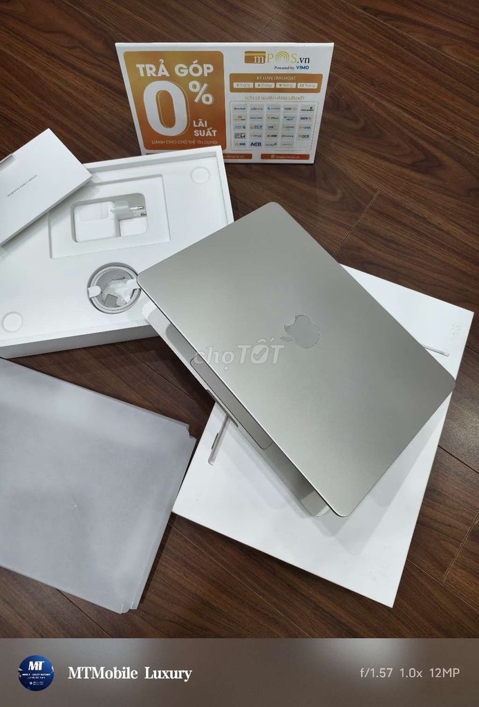 MacBook Air M3 13inch 16G 256Gb Việt Nam New No1