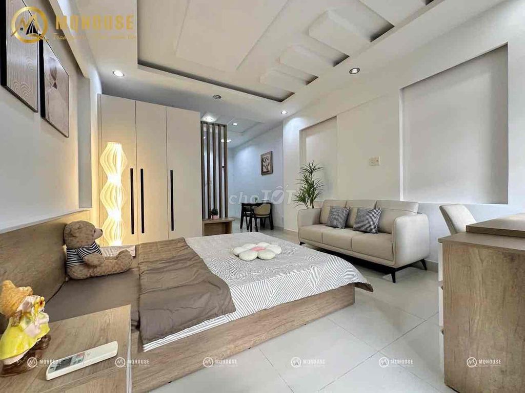 Апартаменты в 10 районе, 35м², балкон, отдельная кухня, полный комплект мебели