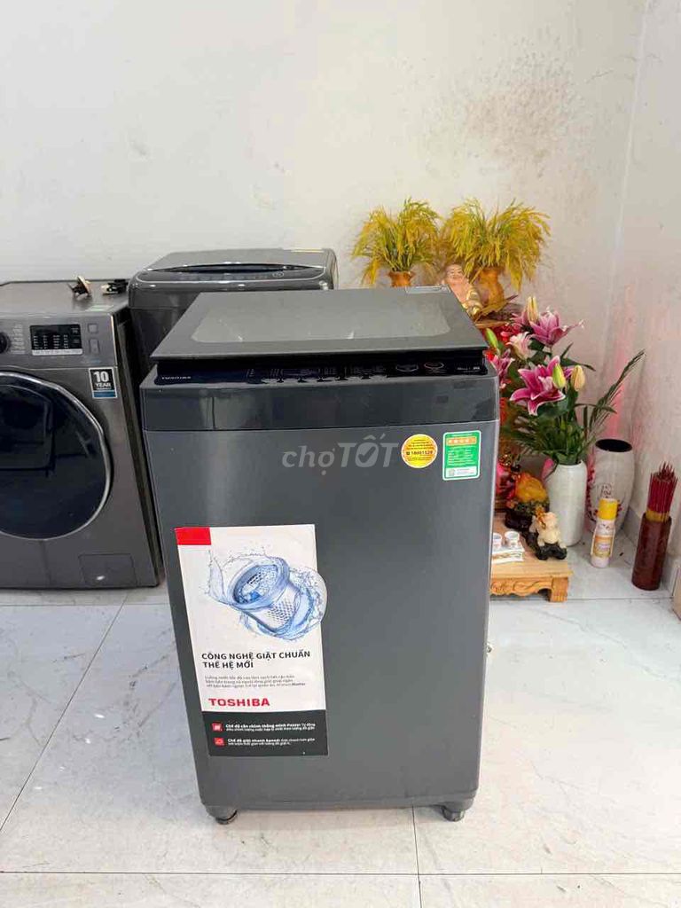 Máy giặt Toshiba 8kg Inverter, giá hssv, bao ship. Mua bán Máy giặt tại Thành phố Thủ Đức Tp Hồ Chí Minh được đăng bởi long hình 1
