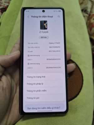 Samsung Galaxy Z Fold4 Tím Đã sử dụng. Mua bán Điện thoại tại Thành phố Tân An Long An được đăng bởi Huỳnh Long Nhựt