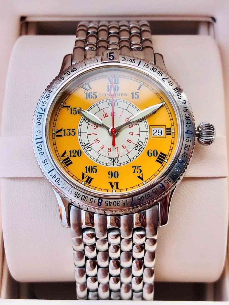 Longines Lindbergh Hour Angle Automatic Orange