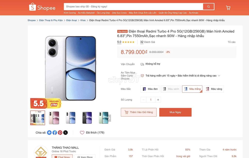Xiaomi Redmi Turbo 4 Pro 12/256GB Snap 8S Gen 4. Mua bán Điện thoại tại Quận Đống Đa Hà Nội được đăng bởi  Cường Táo hình 1