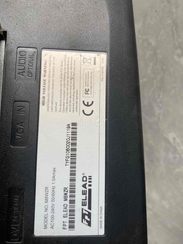 Màn hình FPT ELEAD M8WZR 18.5 inch. Mua bán Phụ kiện (Màn hình, Chuột...) tại Huyện Yên Mô Ninh Bình được đăng bởi Trần Đức Phước hình 1