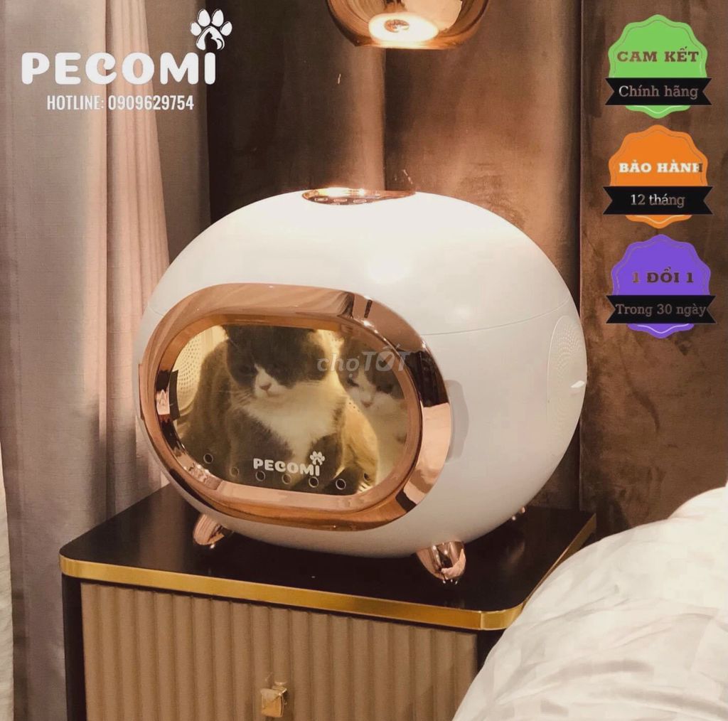 Lồng sấy thú cưng Pecomi Mới 99%. Mua bán Phụ kiện, Thức ăn, Dịch vụ tại Thành phố Tam Kỳ Quảng Nam được đăng bởi Huỳnh Thanh Đạt hình 1