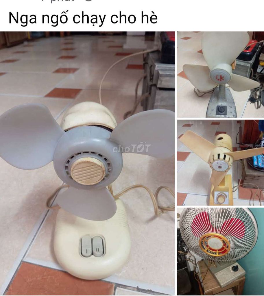 Quạt điện Nga Trắng ngà Cổ điển. Mua bán Đồ sưu tầm, đồ cổ tại Quận Hoàng Mai Hà Nội được đăng bởi nguyenduythanh hình 1