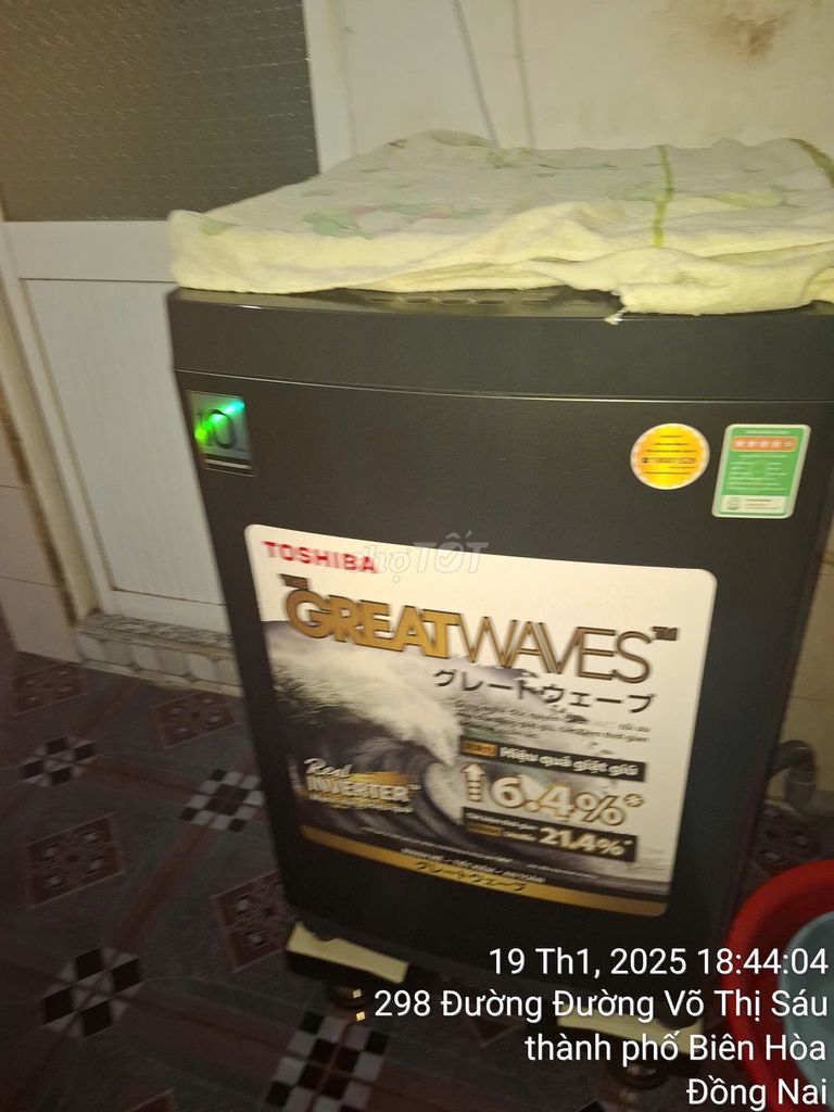 Máy Giặt Toshiba 10kg inverter còn mới 99%