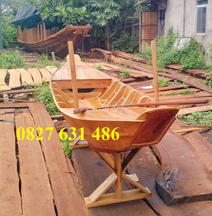 Thuyền chèo tay, Thuyền gỗ câu cá, Thuyền 3 lá. Mua bán Sở thích khác tại Quận 10 Tp Hồ Chí Minh được đăng bởi Chi Trần hình 1