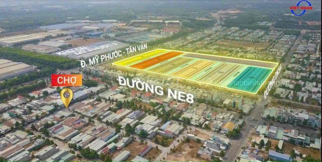 Lô Đất Kinh Doanh Khu K - Ngay đường Ne8, cổng KCN Mỹ Phước 3, BD