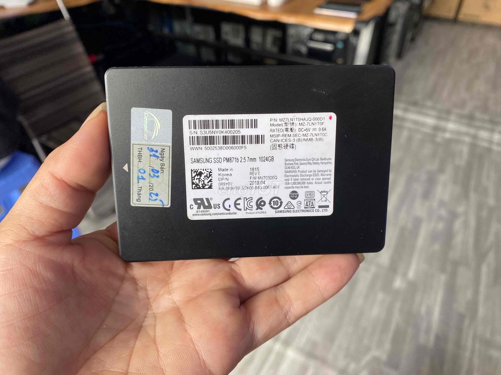 SẴN SSD 1TB SAMSUNG RIN AE LẮP MÁY BAO CHẤT LƯỢNG. Mua bán Linh kiện (RAM, Card...) tại Quận Gò Vấp Tp Hồ Chí Minh được đăng bởi ngọc trang hình 4