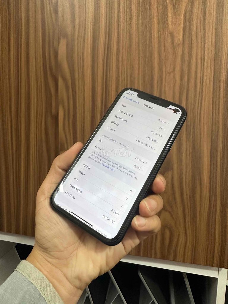 Apple iPhone XR 64GB Đen Màn mực Lỗi ID. Mua bán Điện thoại tại Quận Gò Vấp Tp Hồ Chí Minh được đăng bởi HQ1986 Thanh Lý Cầm Đồ hình 1