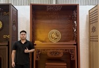 vách thờ cnc