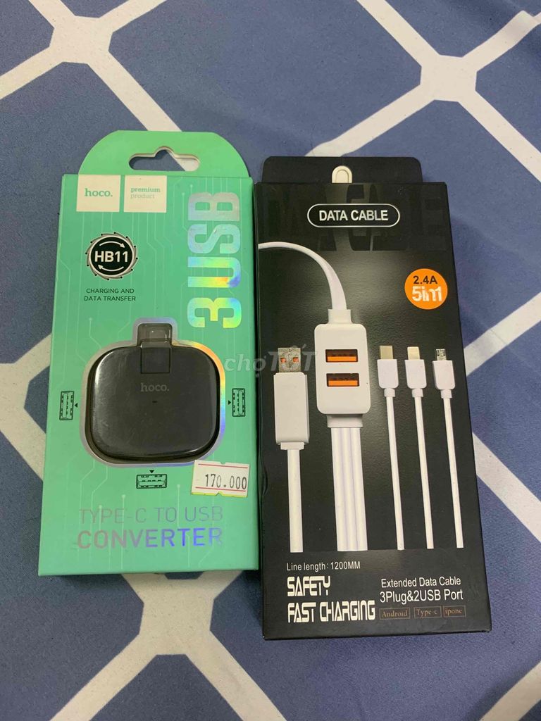 THANH LÝ CÁP SẠC ĐA NĂNG HUB C RA USB