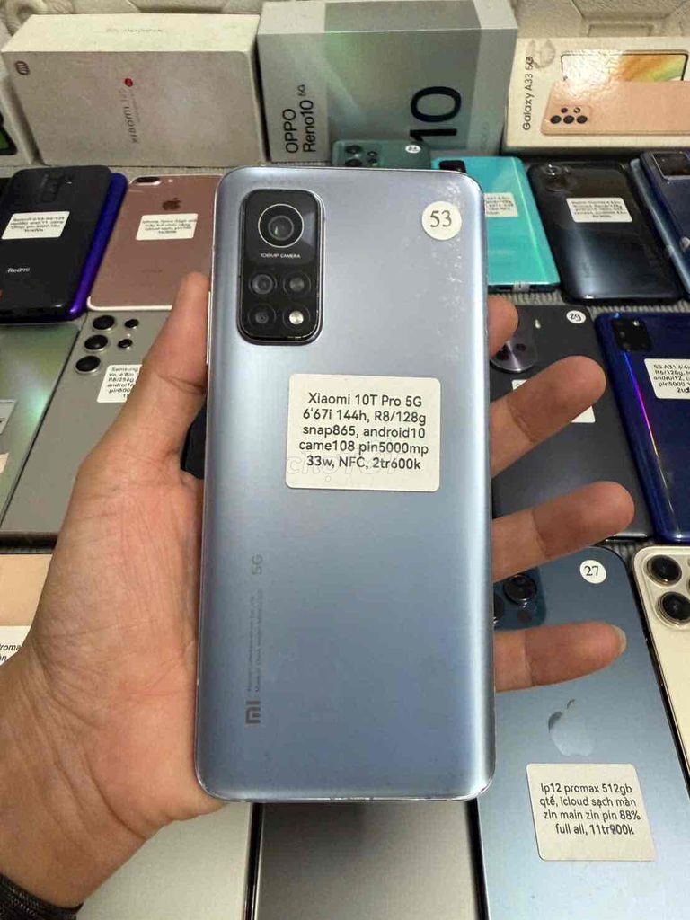 Xiaomi 10T Pro 5G 128GB. Mua bán Điện thoại tại Thành phố Thủ Dầu Một Bình Dương được đăng bởi TTMobileBD hình 1