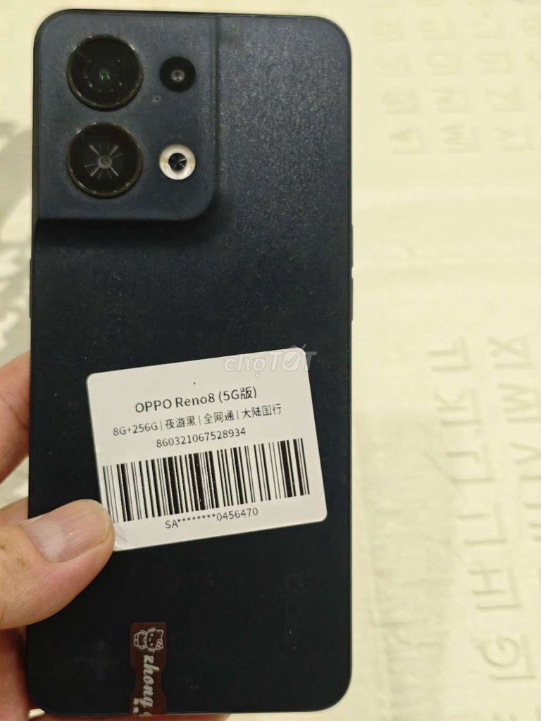 Oppo Reno8 256GB Đen. Mua bán Điện thoại tại Quận Hoàng Mai Hà Nội được đăng bởi Nguyennoi hình 1