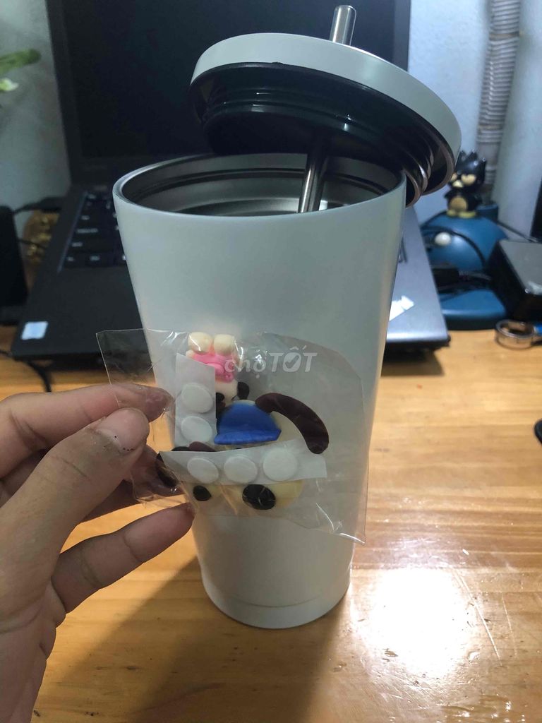 THANH LÝ LY GIỮ NHIỆT 500ml có Stiker xinh xỉu