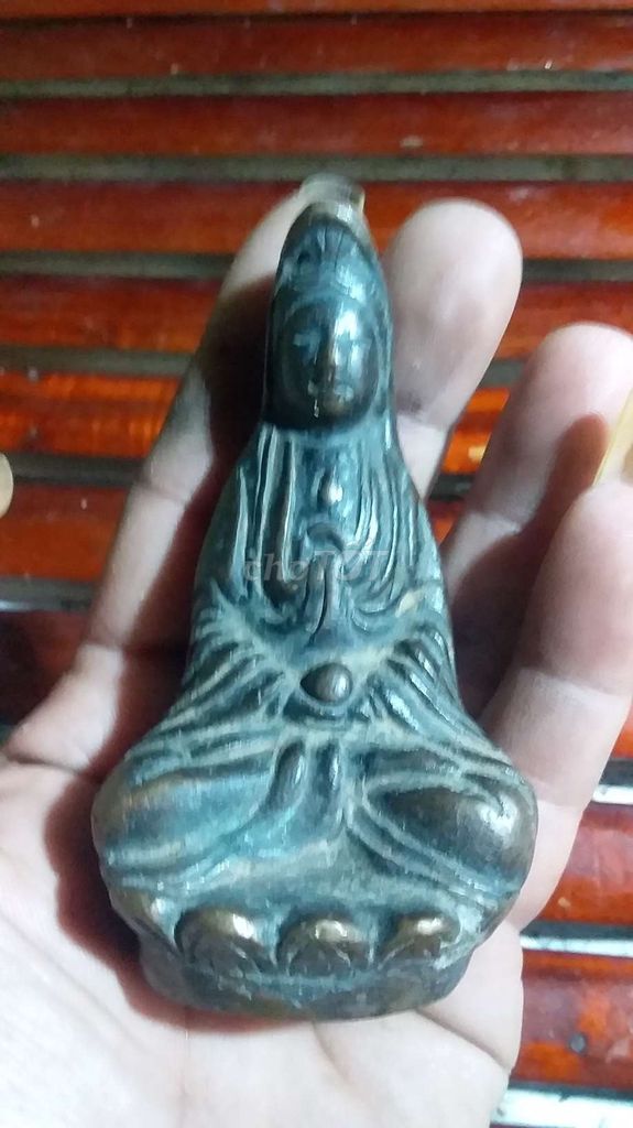 Tượng Phật Quan Âm Đồng . Mua bán Đồ sưu tầm, đồ cổ tại Quận 12 Tp Hồ Chí Minh được đăng bởi Bé  hình 1