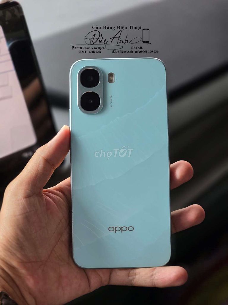 Oppo A6X 4GB 128GB Xanh nhạt. Mua bán Điện thoại tại Thành phố Buôn Ma Thuột Đắk Lắk được đăng bởi Đức Anh Retail hình 1
