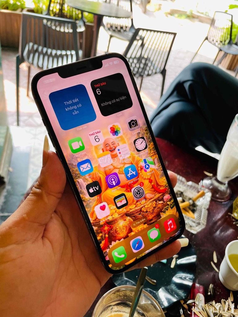 iPhone 12 Pro Max 128GB Đen thay màn zin bị ám. Mua bán Điện thoại tại Quận Kiến An Hải Phòng được đăng bởi Híp Tùng hình 1