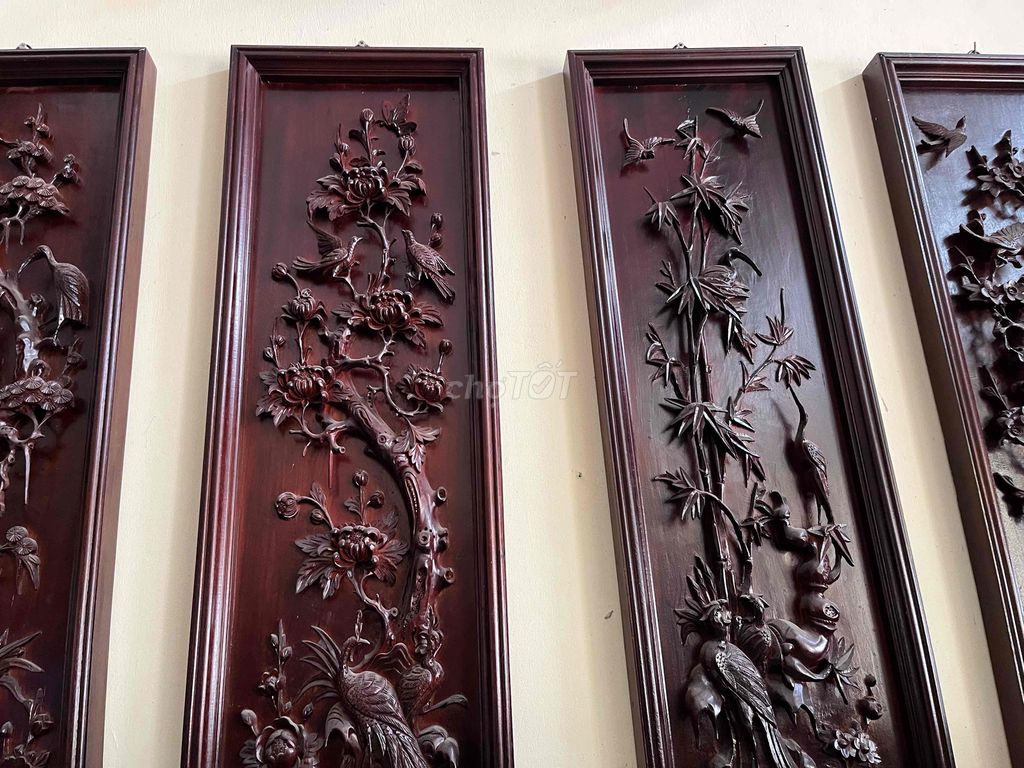 Tranh gỗ thủ công 117x37x6 cm. Mua bán Đồ sưu tầm, đồ cổ tại Thành phố Thái Bình Thái Bình được đăng bởi si hai hình 1