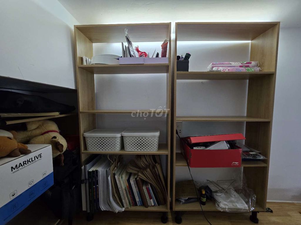 Kệ sách Gỗ MDF Vàng gỗ 62x20x130cm. Mua bán Tủ, kệ gia đình tại Quận 12 Tp Hồ Chí Minh được đăng bởi Nguyễn Xuân Sang hình 1